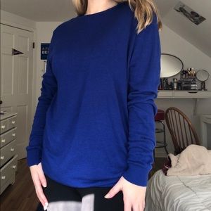 blue american apparel sweater